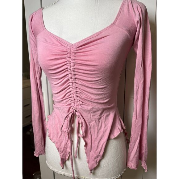 UO Cadence Cinched Flyaway Top Size XS Y2k New With Tags! $39 retail - Picture 6 of 9